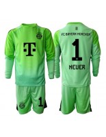 Bayern Munich Manuel Neuer #1 Maalivahdin Kotipaita Lasten 2025-26 Pitkähihainen (+ shortsit)